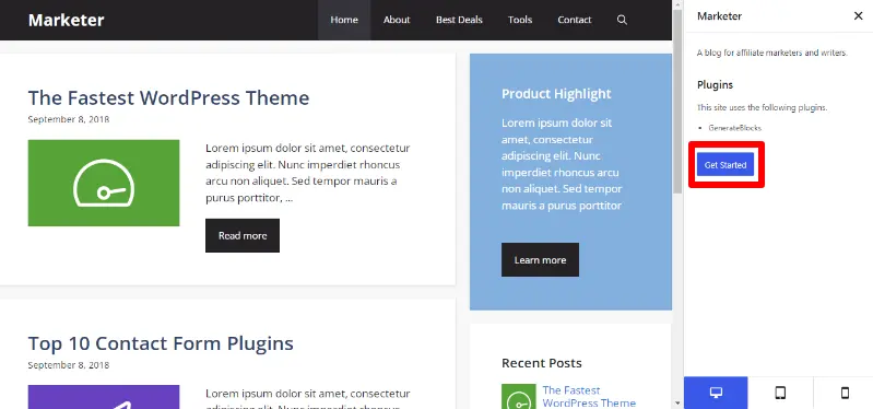 워드프레스 테마 : GeneratePress(제너레이트프레스) 유료 설치 및 테마 꾸미기 설정 9 사이트라이브러리 사이트