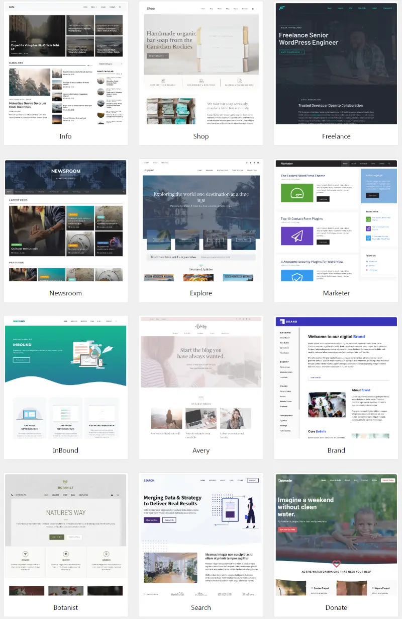 워드프레스 테마 : GeneratePress(제너레이트프레스) 유료 설치 및 테마 꾸미기 설정 8 사이트 라이브러리